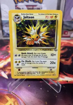 Jolteon Jungle Foil Holo 4/64 Holographic Rare 1999 WOTC Pokemon Card TCG - Image 5