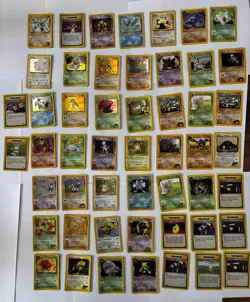 🔥 Vintage Pokémon Binder Lot – 51 Holo & Rare Cards WOTC Era – Played Condition - Image 1