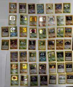 🔥 Vintage Pokémon Binder Lot – 51 Holo & Rare Cards WOTC Era – Played Condition - Image 2