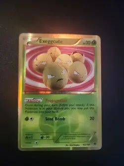 2013 Pokemon Plasma Blast Exeggcute Holo Secret Rare Card #102/101 - Image 1