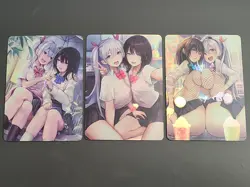 Anime Girls - ACG Anime Girl Doujin Waifu DIY Card - 3 Card Set - Image 6