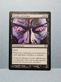 MTG Dictate of Erebos Journey Into NYX Regular Card Near Mint Condition - Image 1