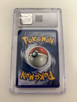 Poliwrath Pokemon Card Authentic CGC 7.5 Holo Rare 15/130 Base Set - Image 4