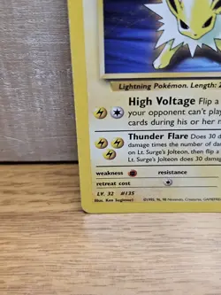 Lt. Surge's Jolteon 28/132 Gym Challenge Non-Holo Rare Pokémon Card TCG - Image 21