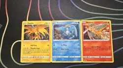 Moltres Zapdos Articuno Cosmos Holo 3 Card Set Pokemon Cards - Image 2