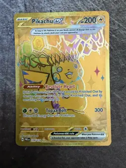 Pokemon Prismatic Evolutions Pikachu EX Hyper Rare Card 179/131 NM Condition - Image 3