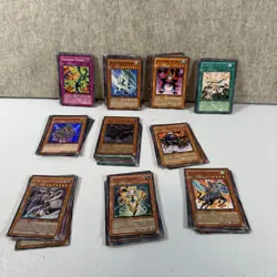 Lot of 100 Vintage 1996 Yu-Gi-Oh! Non-Holo Cards w/ 1st Edition - Used Cond. - Image 1