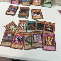 Lot of 100 Vintage 1996 Yu-Gi-Oh! Non-Holo Cards w/ 1st Edition - Used Cond. - Image 3