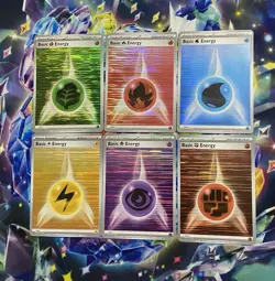 Pokémon TCG Basic Energy Cards Horizontal Holo Black Bolt & White Flare 2025 NM - Image 2