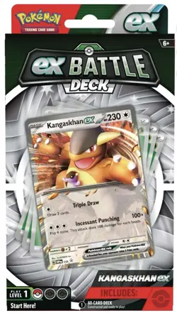 Pokemon TCG ex Battle Deck - Kangaskhan ex - Factory Sealed Box 60 Card Deck - Image 1