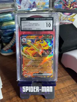 CGC 10 Charizard ex 006/165 Sv2a: Pokemon Card 151 Holo (Japanese) Gem Mint - Image 1