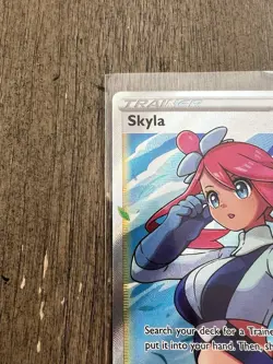 Pokemon Card TCG - Skyla 072/072 Ultra Rare Full Art Trainer Shining Fates VG - Image 14