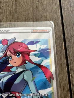 Pokemon Card TCG - Skyla 072/072 Ultra Rare Full Art Trainer Shining Fates VG - Image 15