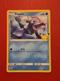 FIRST PARTNER ALOLA Pokemon Jumbo Popplio Oversized Card 25th Anniversary - Image 3