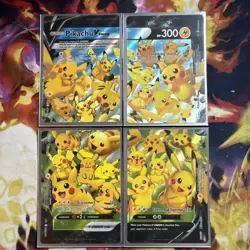 Pikachu V Union Full Set SWSH139 SWSH140 SWSH141 SWSH142 Promo Pokemon Cards TCG - Image 1