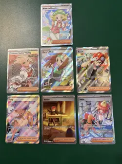 Lot Of 7 Full Art Trainer Pokemon Cards - Image 16