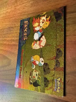 Pokemon 1998 Topps Pikachu’s Vacation Card - #46 Peacemaker Pikachu - Image 11