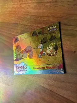 Pokemon 1998 Topps Pikachu’s Vacation Card - #46 Peacemaker Pikachu - Image 2