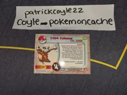 Cubone #104 Holo Pokemon Topps Series 2 Card NM - Image 13