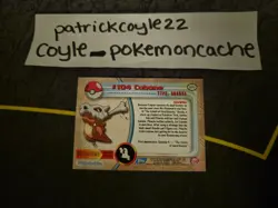 Cubone #104 Holo Pokemon Topps Series 2 Card NM - Image 6