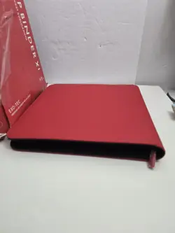 Vault X 12-Pocket Exo-Tec® Zip Binder XL Fire Red 624 Cards READ - Image 10