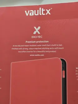 Vault X 12-Pocket Exo-Tec® Zip Binder XL Fire Red 624 Cards READ - Image 12