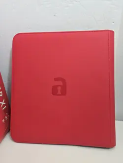 Vault X 12-Pocket Exo-Tec® Zip Binder XL Fire Red 624 Cards READ - Image 19