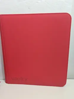 Vault X 12-Pocket Exo-Tec® Zip Binder XL Fire Red 624 Cards READ - Image 2