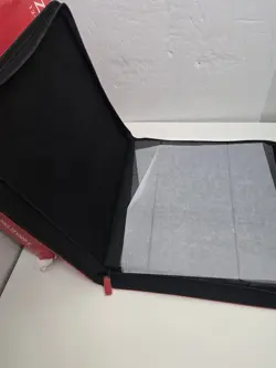 Vault X 12-Pocket Exo-Tec® Zip Binder XL Fire Red 624 Cards READ - Image 4