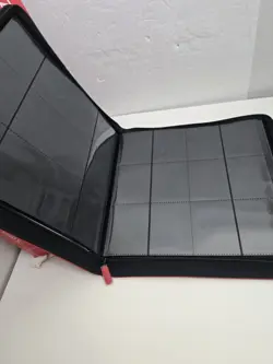 Vault X 12-Pocket Exo-Tec® Zip Binder XL Fire Red 624 Cards READ - Image 5
