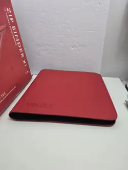 Vault X 12-Pocket Exo-Tec® Zip Binder XL Fire Red 624 Cards READ - Image 7
