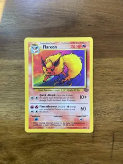 Vintage Flareon - 19/64 - Star Rare Pokémon Card - 1999 Jungle Set - Near Mint - Image 14