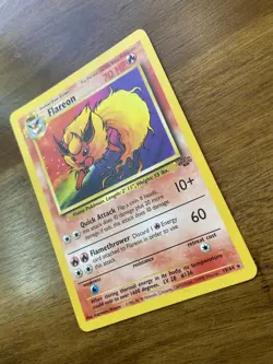 Vintage Flareon - 19/64 - Star Rare Pokémon Card - 1999 Jungle Set - Near Mint - Image 17