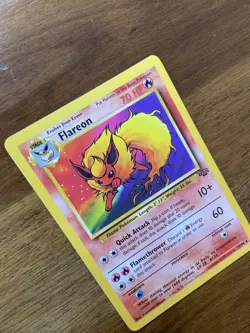 Vintage Flareon - 19/64 - Star Rare Pokémon Card - 1999 Jungle Set - Near Mint - Image 8