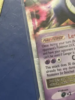 Super Rare PokÃ©mon Gengar TCG LV.X Arceus Holo Card 97/99 Rare Holo LV.X - Image 2