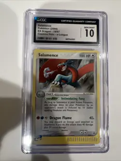 CGC 10 Salamence Cosmos Holo 19/97 e-League EX Dragon 2004 Pokemon Card - Image 1