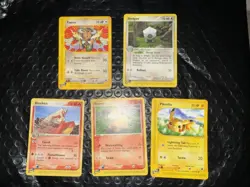 Pokemon TCG MP/HP/Damage E-reader Lot Blaziken Tauros Pikachu Shelgon Numel - Image 1