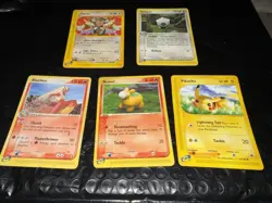Pokemon TCG MP/HP/Damage E-reader Lot Blaziken Tauros Pikachu Shelgon Numel - Image 2