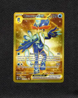 Quaquaval Ex | S&V Paldea Evolved | Gold Hyper Rare | 273/193 | Pokemon TCG | NM - Image 1
