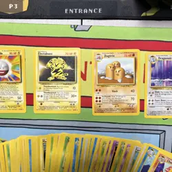 Complete Base Set 17-102 LP-MP Rare Commons And Uncommons Non Holo Pokemon Cards - Image 12