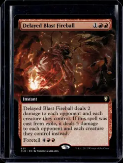 MTG: Battle for Baldur's Gate #630 Delayed Blast Fireball (Extended Art) ðŸ¡ - Image 1