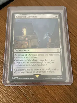 MTG: Assassin's Creed #89 Cover of Darkness (Foil) ðŸ¡ - Image 1