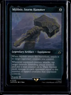 MTG: Assassin's Creed #258 Mjolnir, Storm Hammer (Foil Etched) ðŸ¡ - Image 1