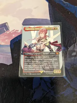 Lightning, Army of One #0400 (Borderless) Unplayed NM MTG Final Fantasy - Image 1
