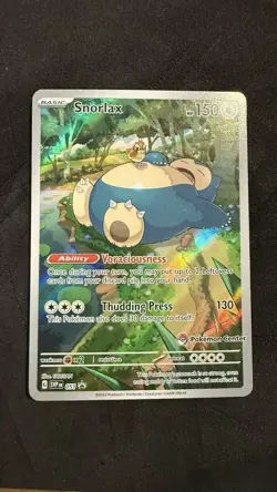 Snorlax #51 - S&V: 151 Pokemon Center Stamped Black Star Promo RARE - Image 1