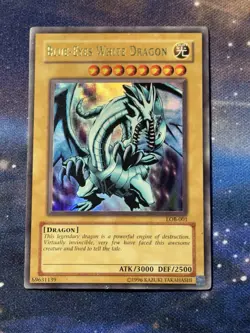 Blue Eyes White Dragon LOB-001 Ultra Rare Holo The Legend of Yugioh MPHP - Image 16