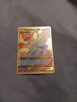 Pikachu & Zekrom GX (Full Art) 162/181 Sm-Team Up Holo - Image 2
