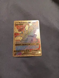 Pikachu & Zekrom GX (Full Art) 162/181 Sm-Team Up Holo - Image 4