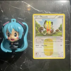NM Meowth 102/101 Secret Rare Noble Victories Pokemon Card - Image 3