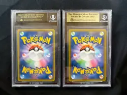 Pokemon BGS10 Black Reshiram Zekrom Promo 2021 #020 #021 25th Anniversary JPN - Image 2
